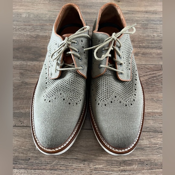 Johnston & Murphy Men’s UPTON TAUPE HEATHERED KNIT Size 10M - Picture 9 of 11